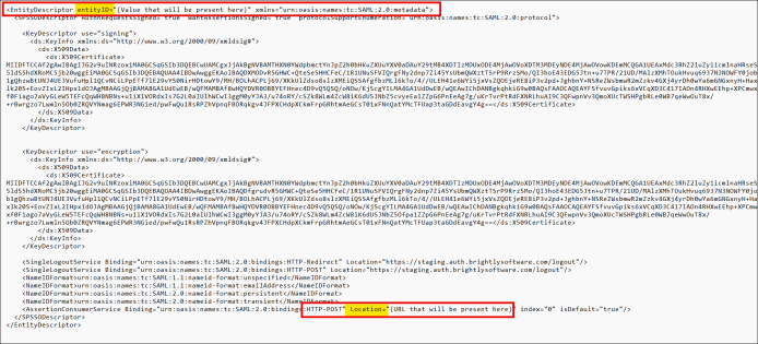 SSO-XML-File